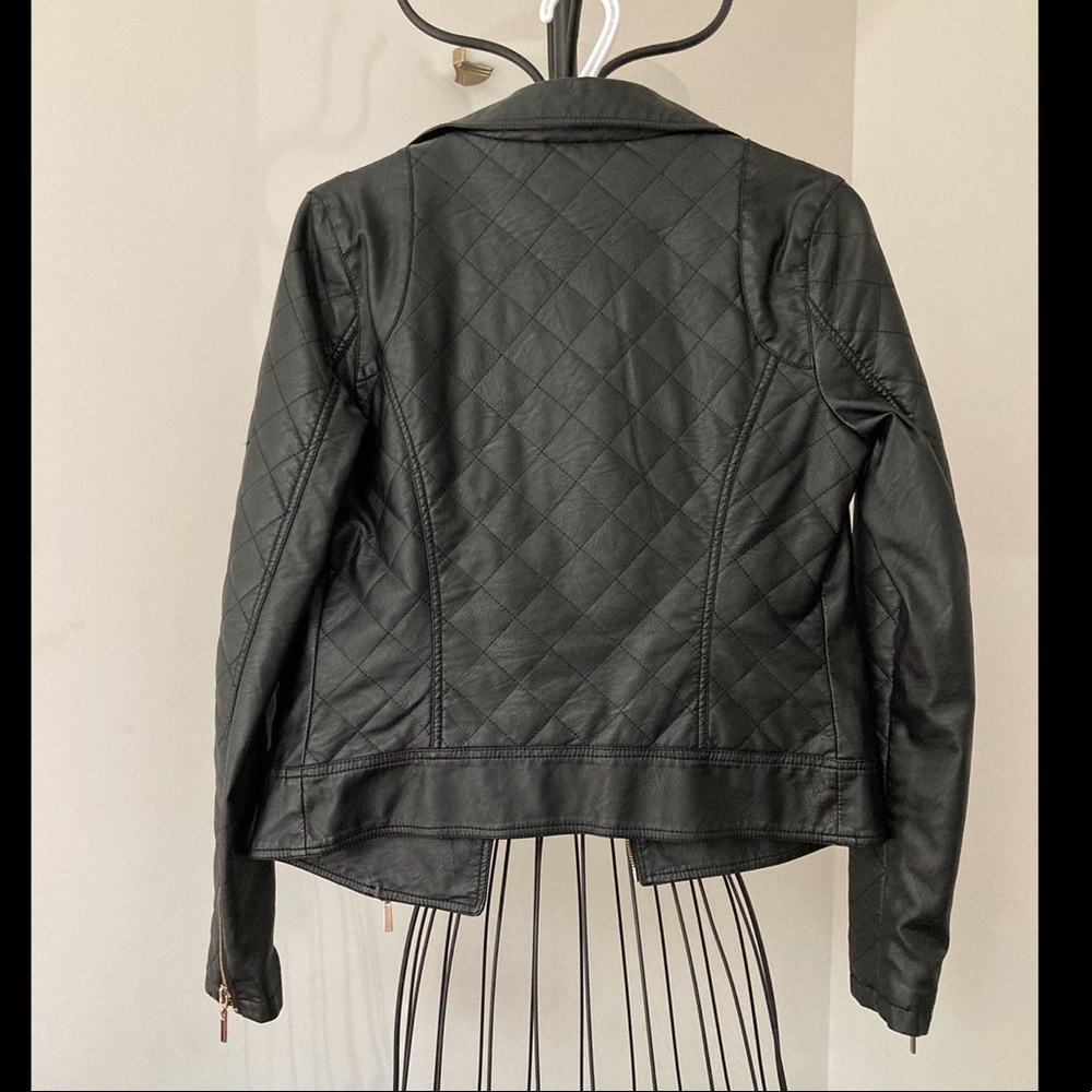 Faux leather jacket - Picture 3 of 5